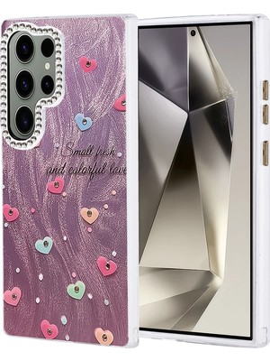 Muratech Newface  Galaxy S23 Ultra Kılıf Blade Aynalı Desenli Kapak - Desen 8