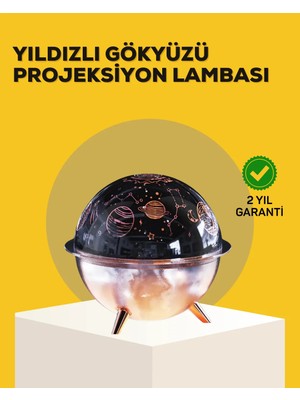 Brf Store Bascisell Yıldızlı Gökyüzü Efektli Uzay Temalı Nemlendirici Lamba