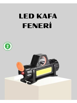 Epilons Kamp Ve Doğa İçin Şarjlı Led Baş Feneri – Mıknatıslı, Su Geçirmez
