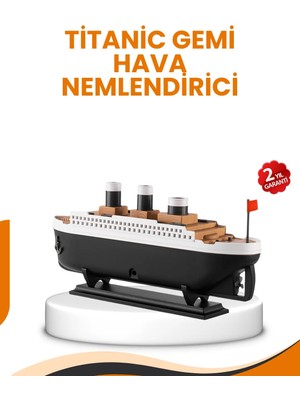 Brf Store Bascisell 7 Renk Ortam Işıklı Dekoratif Gemi Tasarım Hava Nemlendirici Difüzör