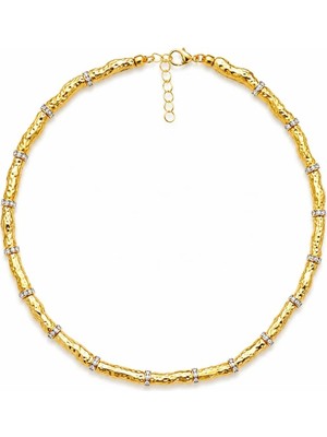 Charmlucky Gold Taşlı Kolye