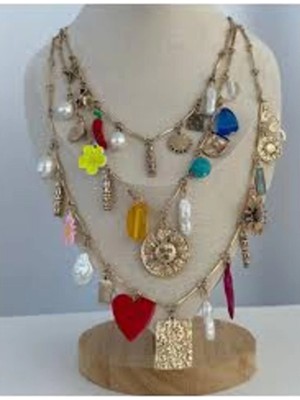 Charmlucky Kalp Charm 3lü Kolye