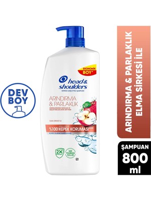 Head&Shoulders Elma Sirkesi Şampuan 800 ml Besleyici Etki ile Tüm Saçlar için Arındırıcı Formül