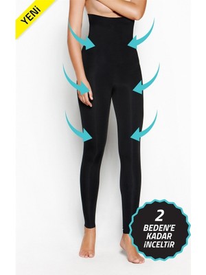 Formactive Kadın Yüksek Bel Dikişsiz Tayt - Slim Fit Spor Alt Giyim & Siyah 1450