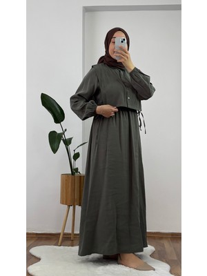 Thiff Gymwear Tesettür Kadın Bolerolu Elbise