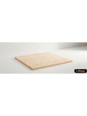 iAhşap Kare Çam Masif Masa Tablası |masif Çam Ahşap Ofis ve Yemek Masası Üstü No5