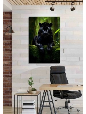 DRK PRINT Siyah Jaguar Mdf Tablo