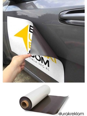 DRK PRINT Logo Baskılı Araç Magnet
