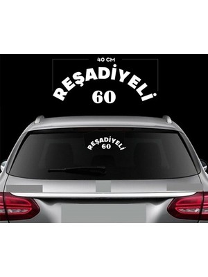 DRK PRINT Araba Arkası Folyo Kesim Sticker Reşadiyeli