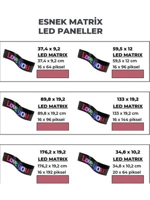 DRK PRINT Esnek LED Matrix Panel