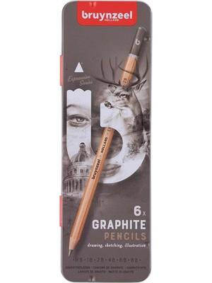 Bruynzeel Expression Graphite 6'lı Set