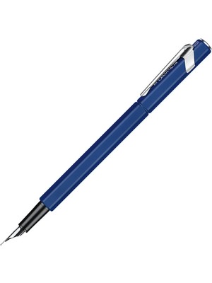 Caran D'ache 849 Fountain Pen Metal Dolma Kalem Mavi(F)