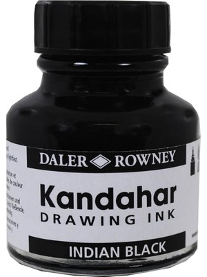 Daler Rowney Kandahar Ink Kaligrafi Mürekkebi Siyah 28ML
