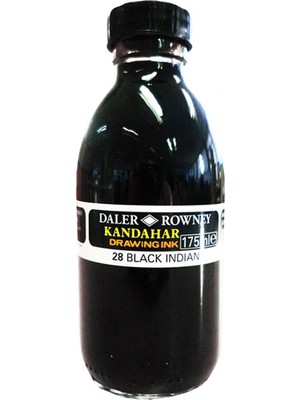 Daler Rowney Kandahar Ink Kaligrafi Mürekkebi Siyah 175ML