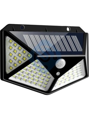 Herşey Trend 100 LED Dış Mekan Solar Aydınlatma Fotoselli Solar Lamba Hareket Sensörlü