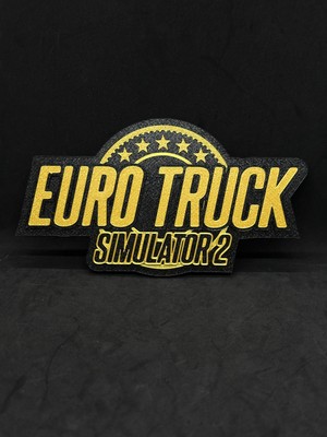 Goka 3D Craft Euro Truck Simulator 2 (ETS2) Temalı 3D Duvar Dekoru - 18 cm Slim Versiyon (Çift Taraflı Bantlı)