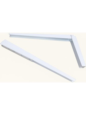 Kırma Katlanır Masa Konsolu, 30 Cm, Dayanıklı Metal Malzeme, Duvara Monte Edilebilir, Katlanabilir Raf Ayağı, Masa Ayak Destek Aparatı, Kolay Kurulum, Çok Amaçlı Kullanım, 2'li Set (Beyaz)