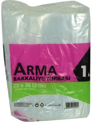 Arma Bakkaliye Torbası 23 * 36 (2 ' Lik) 1kg