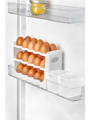 Mithra Life 6 Parça Buzdolabı Içi Düzenleyici ve 30 Bölmeli Yumurtalık MIT1105