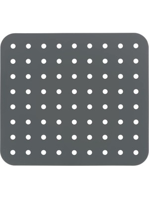 Lavabo Matı Kare Cam Gri Lavabo Matı, Ekstra Güçlü Gri
