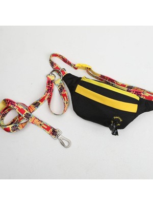 Pawlook Human – Eller Serbest Köpek Gezdirme Çantası (Handsfree Free Bag) / Şık, Fonksiyonel, Siyah, Handsfree Tasma