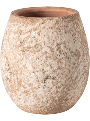 Siyah Yuvarlak Vazo 23CM
