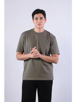 Mckanzie 2271 Baskı 2 O yaka 24*1 Süprem Oversize T-shirt