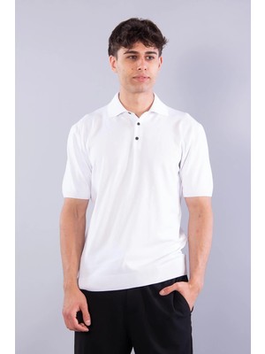 Mckanzie 10046 Polo Yaka Düğmeli Kısa Kol T-shirt