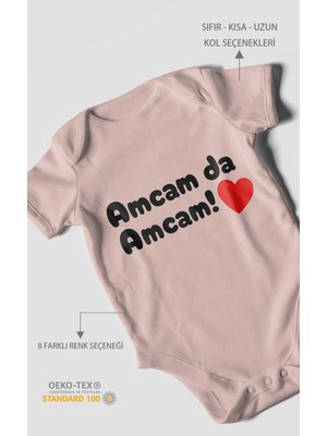 Morivo Kids Amcam Temalı Kısa Kollu Bebek Body %100 Pamuk
