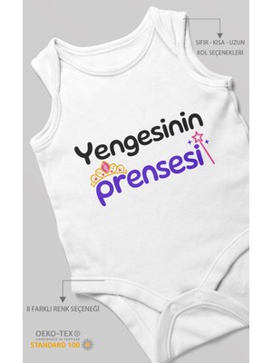 Morivo Kids Yengesinin Prensesi Sıfır Kollu Bebek Zıbını %100 Pamuk