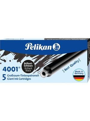 Pelikan 5'li Gtp5 Uzun Kartuş Siyah