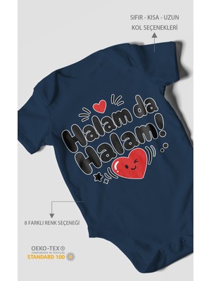 Morivo Kids Halam Da Halam! Kısa Kollu Bebek Body %100 Pamuk