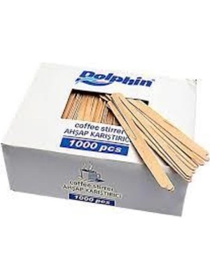 Kullan At Market Dolphin Tahta Karıştırıcı 10CM 1000LI