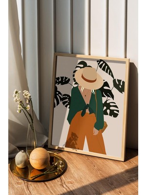 Çerçeveli Tekli Tablo Çerçeveler Dekorasyon Ev Dekoru 50X70 Ahşap Tablo 50 x 70 Tekli 173 ÖZC----173