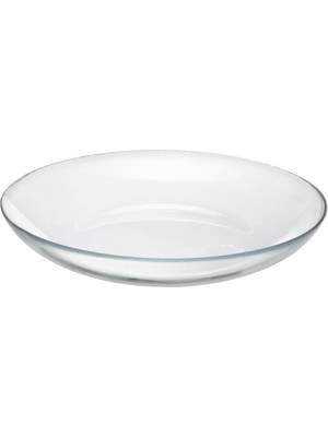 Emaye Kase Çukur Tabak Çorba Kasesi Yemek Tabağı 20 cm -Gül Motifli