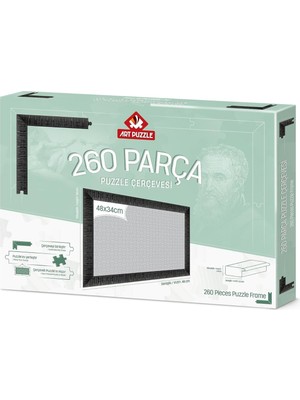 Siyah 260 Parça Demonte Puzzle Çerçevesi