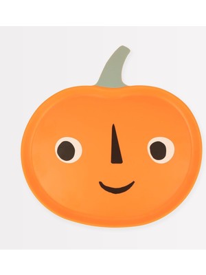 Melamine Jack O' Lantern Plate - Balkabağı Melamin Tabak