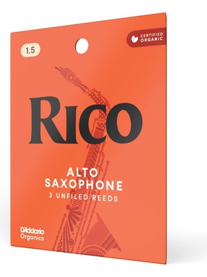 Rico By D'addario Eb-Altsaksafon Yapıcı / Yüksek Hassas Üretim / Kalınlık 1,5 / 3'lü Paket / Sıcak Tam Ses / Hoş Oyun Hissi