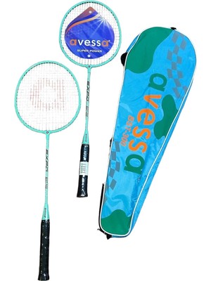 Avessa Blue Badminton Raket Seti Turkuaz