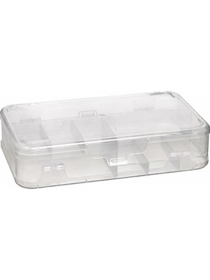 Şeffaf Plastik Bölmeli Çift Taraflı Hobi Dikiş Iğne Kutusu Düzenleyici Arduino Balıkçı Malzeme Saklama Organizer (1)