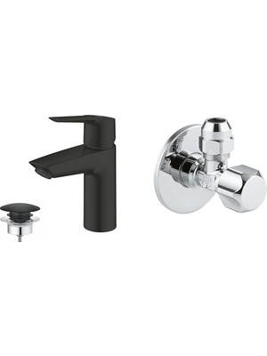 Grohe Start Quickfix Lavabo Bataryası S-Boyut + 2 Adet 55MM Ara Musluk Seti