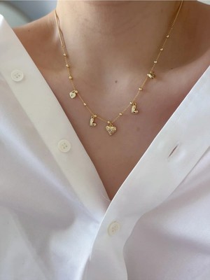 Charmlucky Özel Seri Kalp Charm Asansörlü Kolye