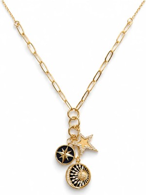Venüs Design Çelik Charm Kolye