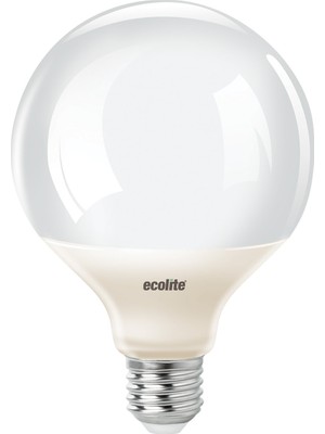 Ecolite Globe 15 W Sarı Klasik E27 Duy LED Ampul (2'li Paket)