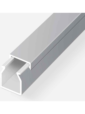 Mutlusan Kablo Kanalı 2m Metalik Gri 25X25 mm (4'li Paket)