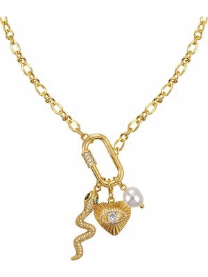 Charmlucky Özel Seri Yılan Charm Kolye
