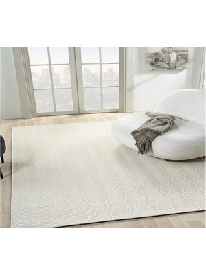 Vivense Bonna Antibakteriyel Jüt Halı, Krem 665 120X180 cm