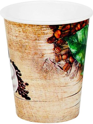 Aygün Excodi Cup - 7 Oz Karton Bardak - 180 ml - 300 Adet Kaliteli Otomat Bardağı, Sızdırmaz, El Yakmaz (Bej)
