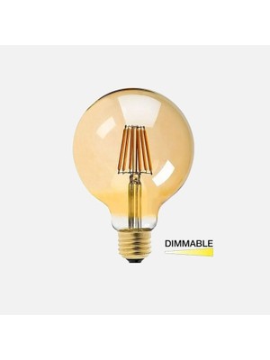 Ecolite LED 7.5 W Sarı 2200K Dimmerli E27 LED Ampul (3'li Paket)