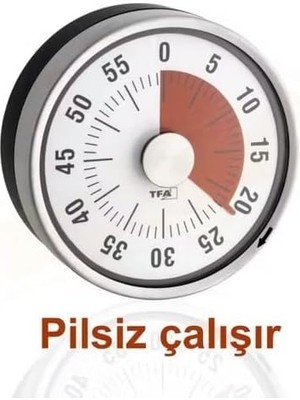 Mekanik Mutfak Zamanlayıcısı – 60 Dakika Geri Sayım Timerı